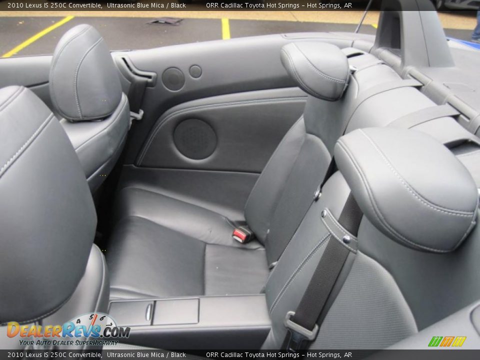 Black Interior - 2010 Lexus IS 250C Convertible Photo #25