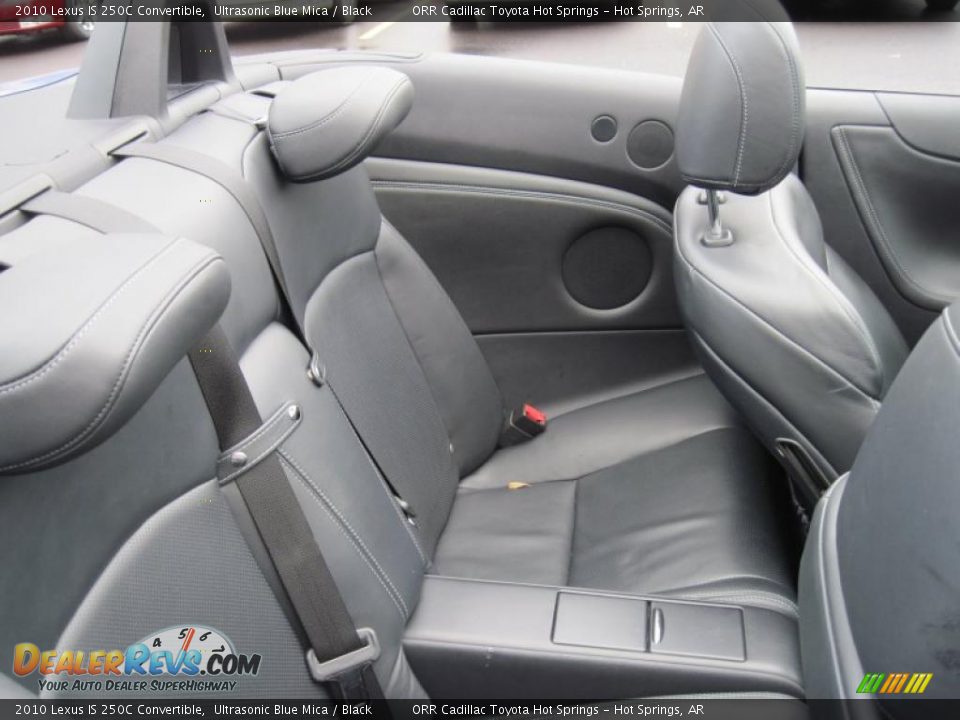 Black Interior - 2010 Lexus IS 250C Convertible Photo #26