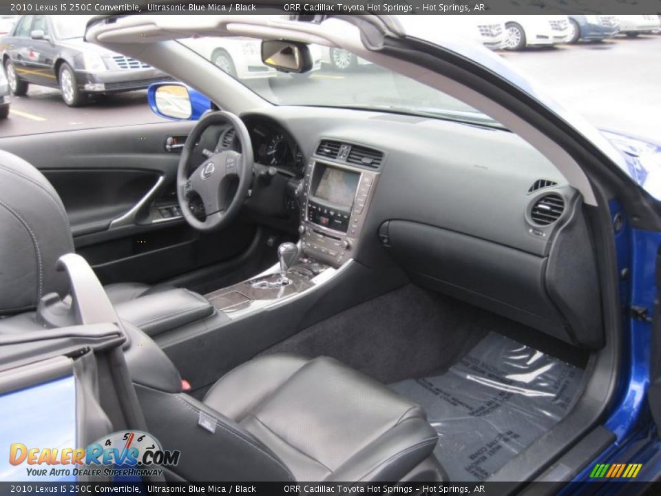 Black Interior - 2010 Lexus IS 250C Convertible Photo #31