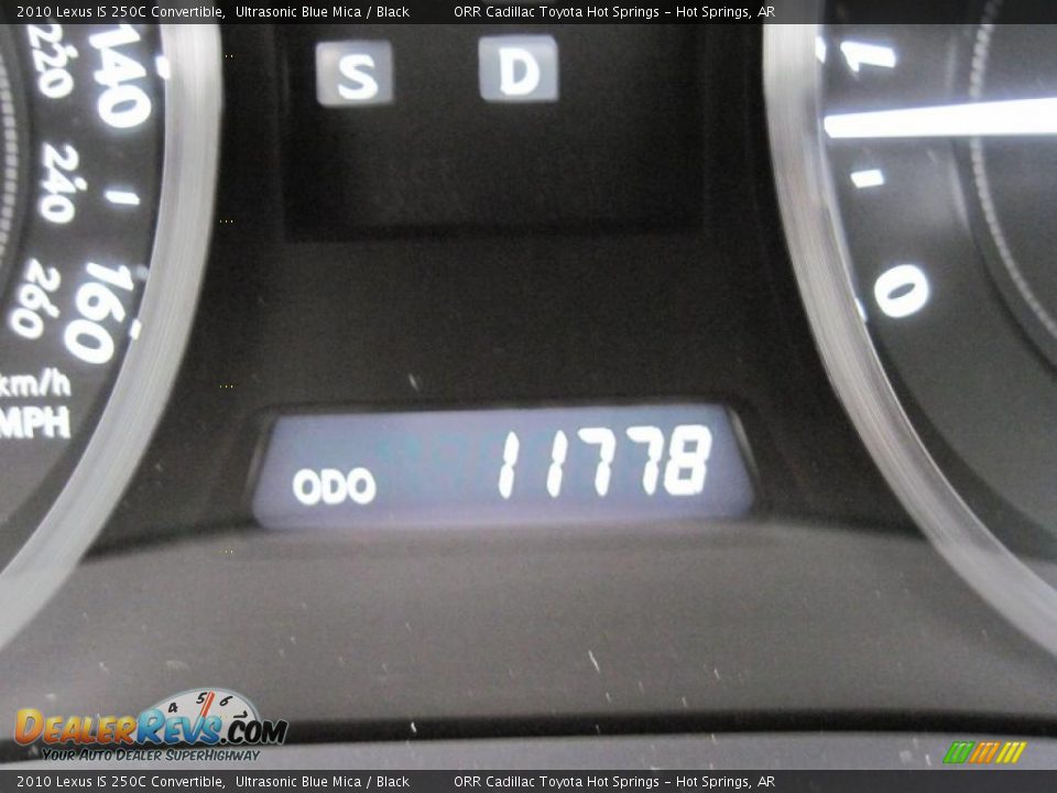 2010 Lexus IS 250C Convertible Ultrasonic Blue Mica / Black Photo #36