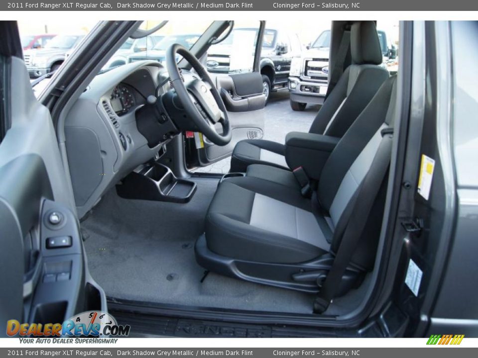Medium Dark Flint Interior 11 Ford Ranger Xlt Regular Cab Photo 9 Dealerrevs Com