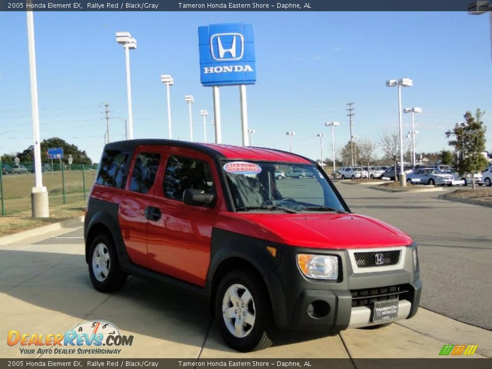 2005 Honda Element EX Rallye Red / Black/Gray Photo #2