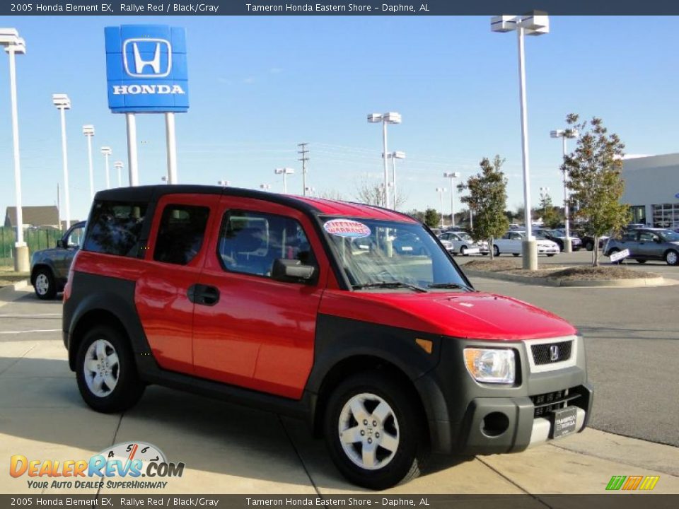 2005 Honda Element EX Rallye Red / Black/Gray Photo #3