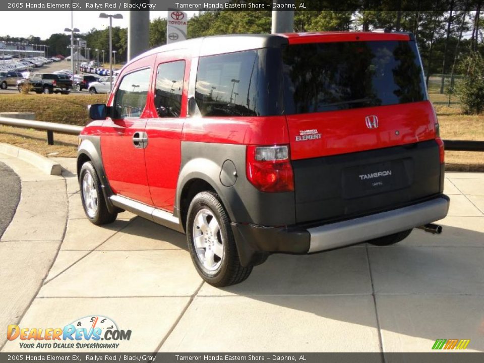 2005 Honda Element EX Rallye Red / Black/Gray Photo #6