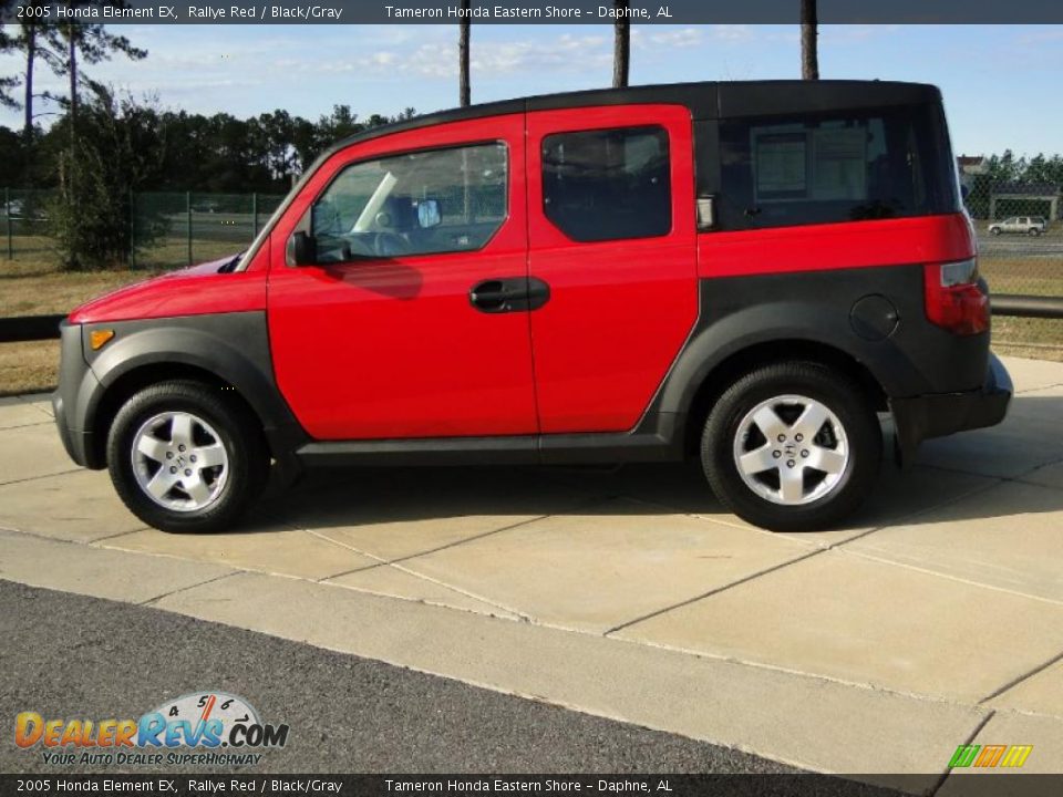 2005 Honda Element EX Rallye Red / Black/Gray Photo #7