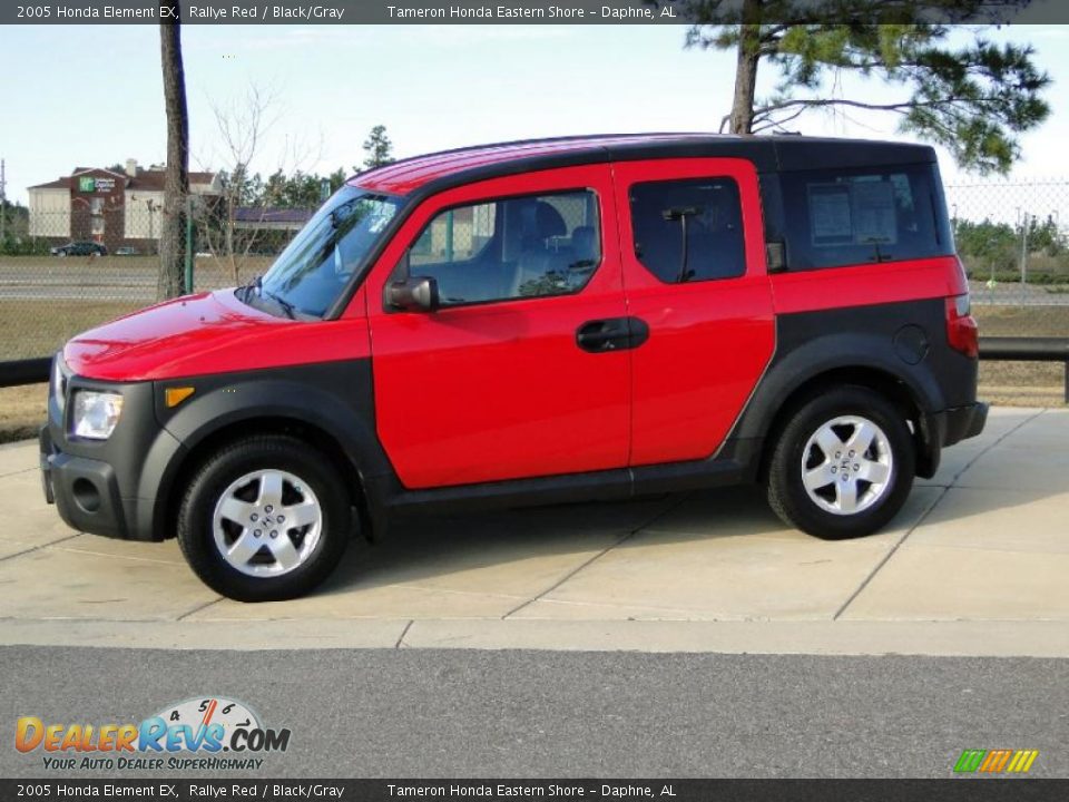 2005 Honda Element EX Rallye Red / Black/Gray Photo #9