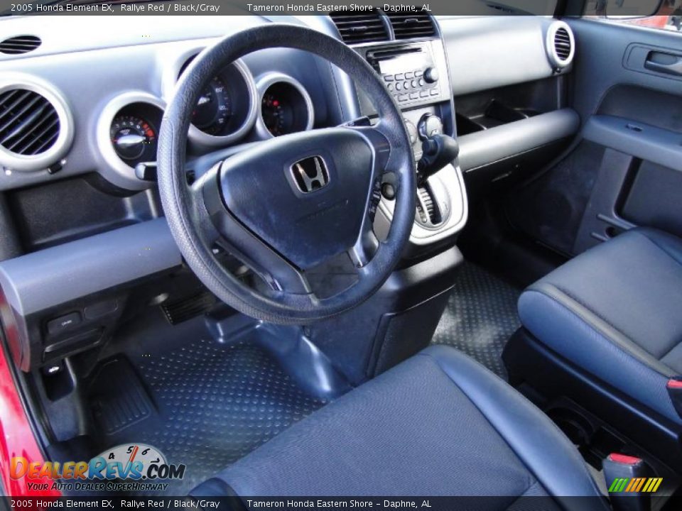 Black/Gray Interior - 2005 Honda Element EX Photo #12