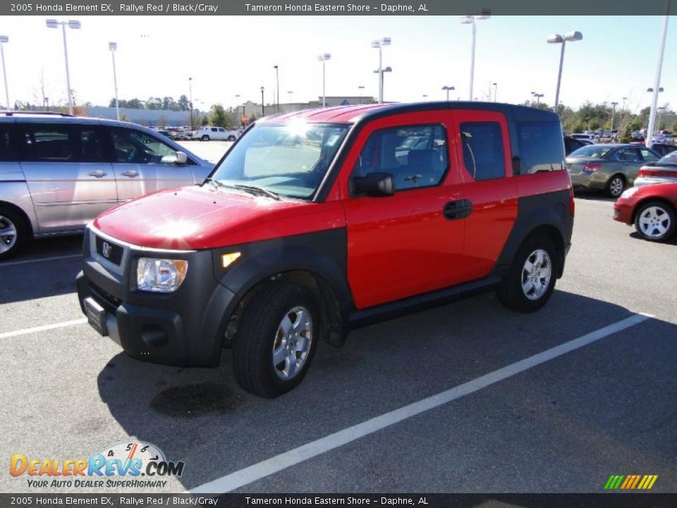 2005 Honda Element EX Rallye Red / Black/Gray Photo #34