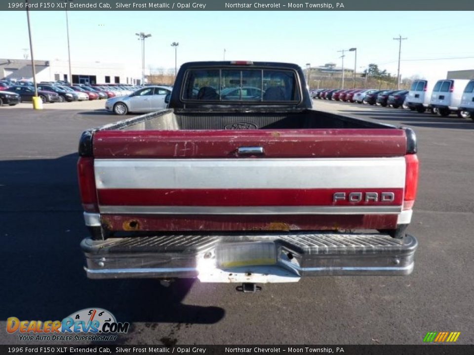 1996 Ford F150 XLT Extended Cab Silver Frost Metallic / Opal Grey Photo #3