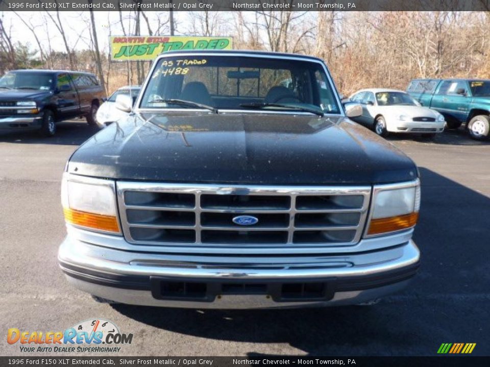 1996 Ford F150 XLT Extended Cab Silver Frost Metallic / Opal Grey Photo #6