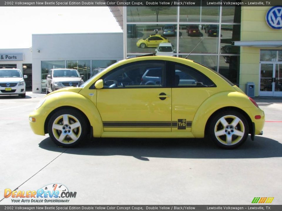 2002 Volkswagen New Beetle Special Edition Double Yellow Color Concept Coupe Double Yellow / Black/Yellow Photo #2