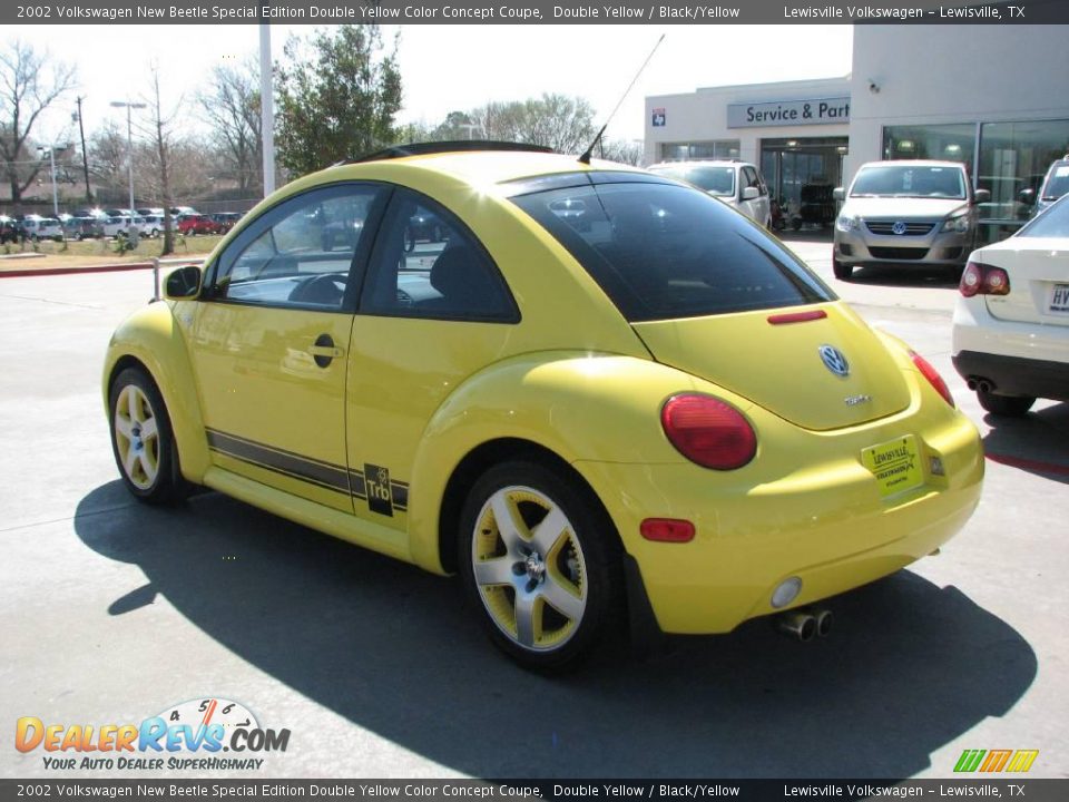 2002 Volkswagen New Beetle Special Edition Double Yellow Color Concept Coupe Double Yellow / Black/Yellow Photo #3