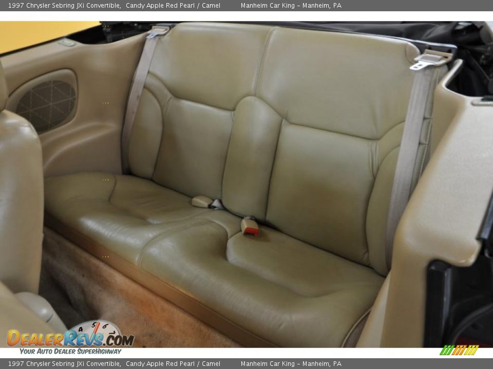 Camel Interior - 1997 Chrysler Sebring JXi Convertible Photo #11