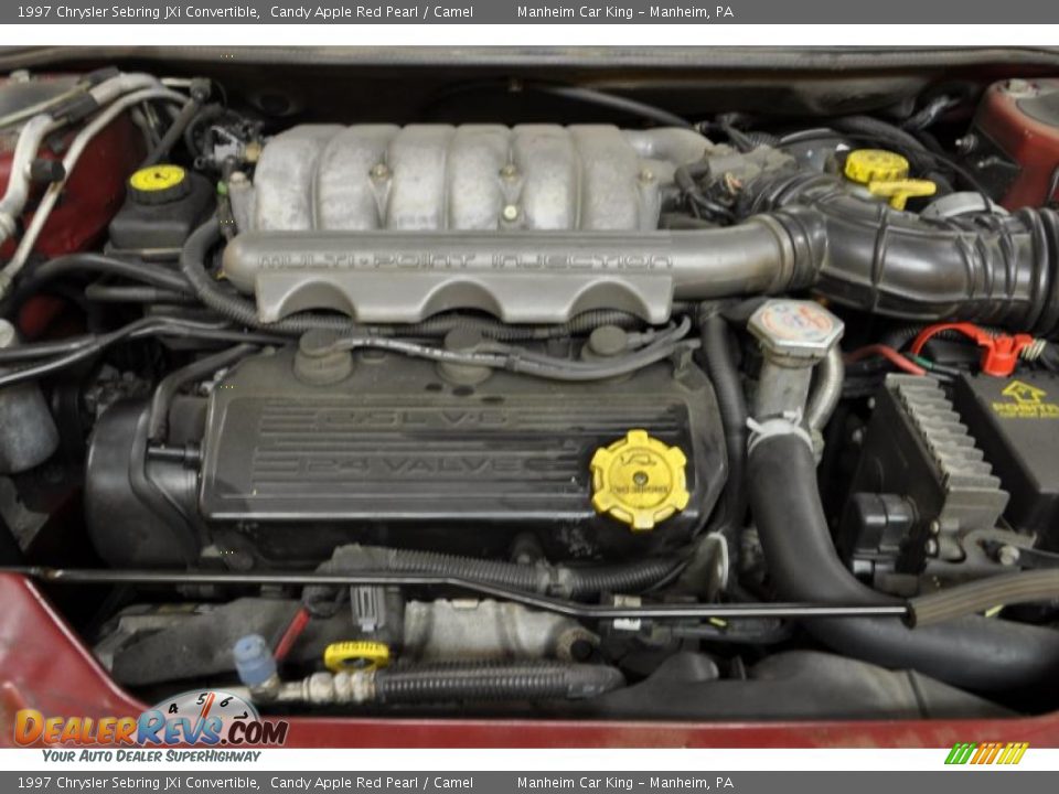 1997 Chrysler Sebring JXi Convertible 2.5 Liter SOHC 24-Valve V6 Engine Photo #15