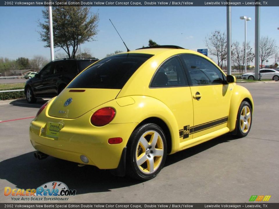 2002 Volkswagen New Beetle Special Edition Double Yellow Color Concept Coupe Double Yellow / Black/Yellow Photo #5