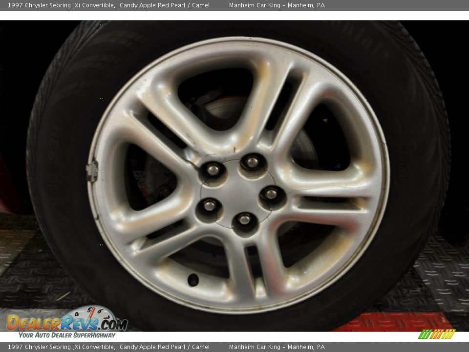 1997 Chrysler Sebring JXi Convertible Wheel Photo #16