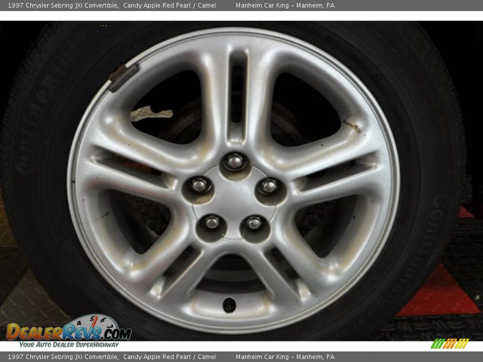 1997 Chrysler Sebring JXi Convertible Wheel Photo #18