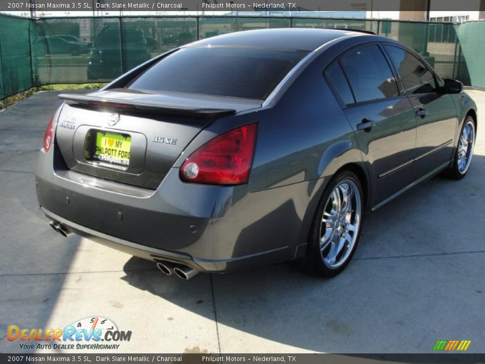 2007 Nissan Maxima 3.5 SL Dark Slate Metallic / Charcoal Photo #3