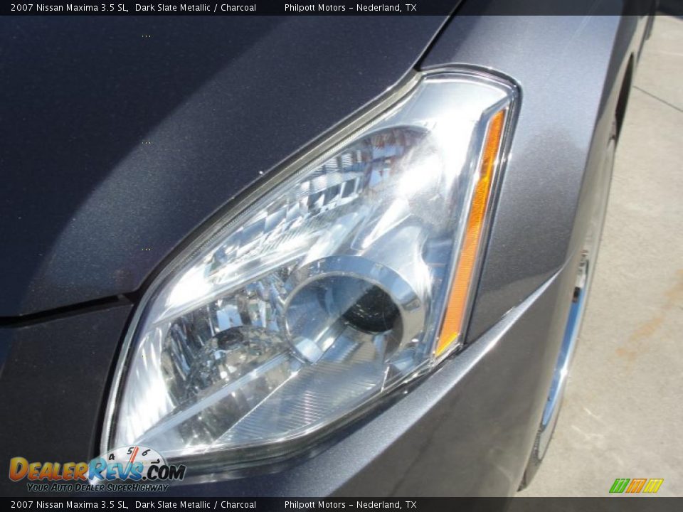 2007 Nissan Maxima 3.5 SL Dark Slate Metallic / Charcoal Photo #10