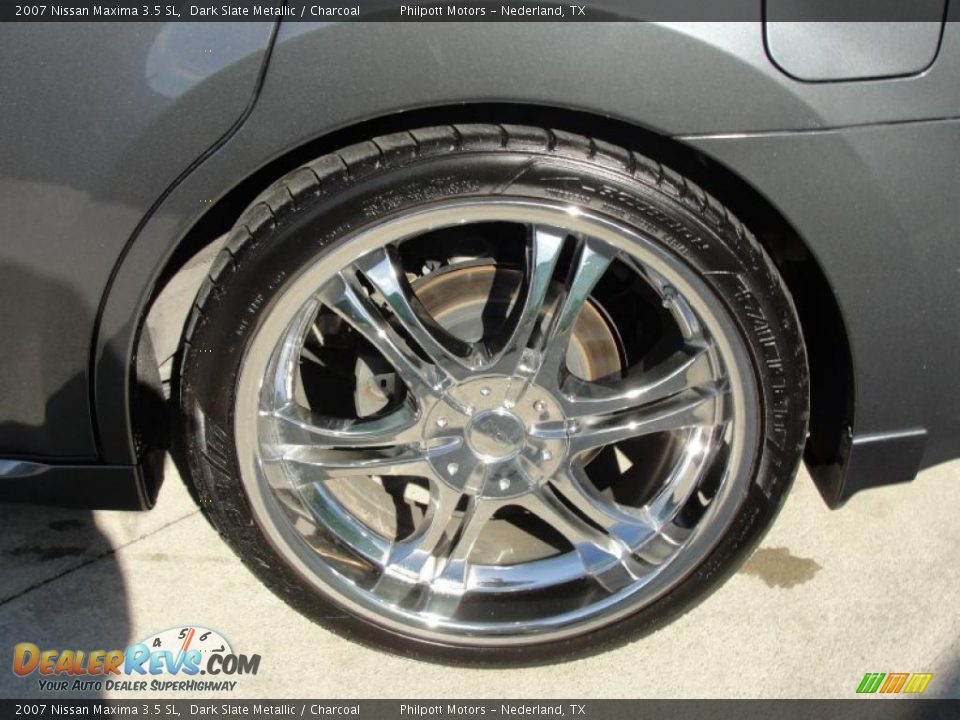 2007 Nissan Maxima 3.5 SL Dark Slate Metallic / Charcoal Photo #13
