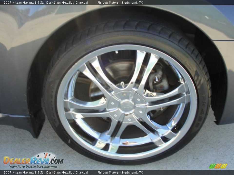2007 Nissan Maxima 3.5 SL Dark Slate Metallic / Charcoal Photo #15
