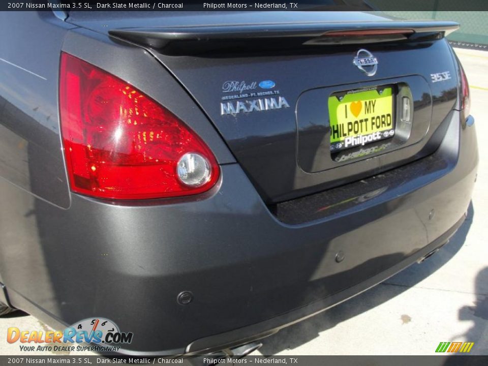 2007 Nissan Maxima 3.5 SL Dark Slate Metallic / Charcoal Photo #22