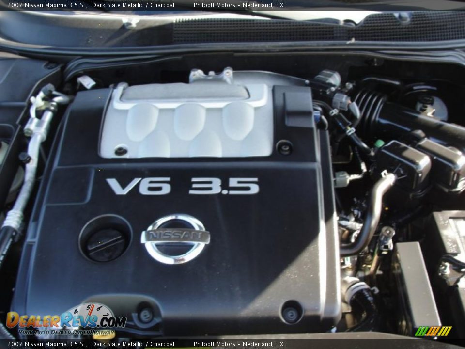 2007 Nissan Maxima 3.5 SL Dark Slate Metallic / Charcoal Photo #23