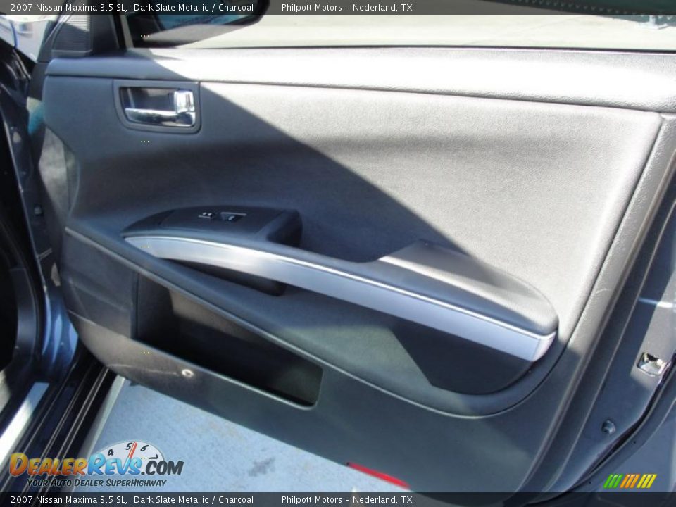 2007 Nissan Maxima 3.5 SL Dark Slate Metallic / Charcoal Photo #24