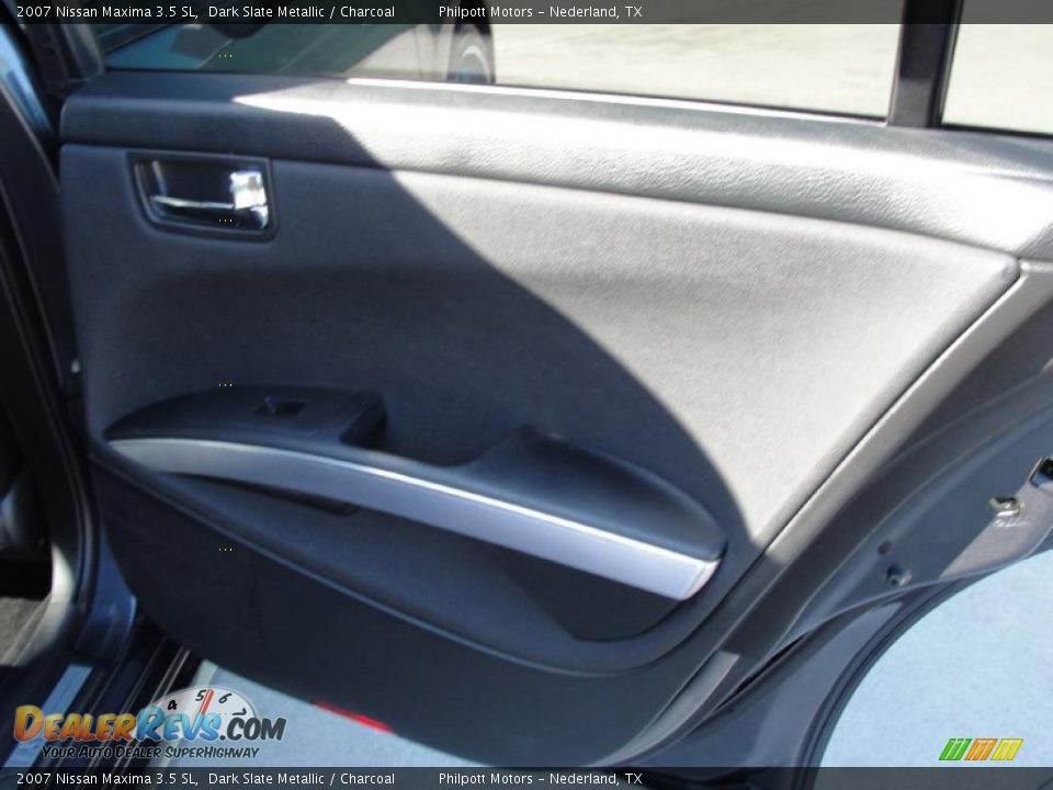 2007 Nissan Maxima 3.5 SL Dark Slate Metallic / Charcoal Photo #27