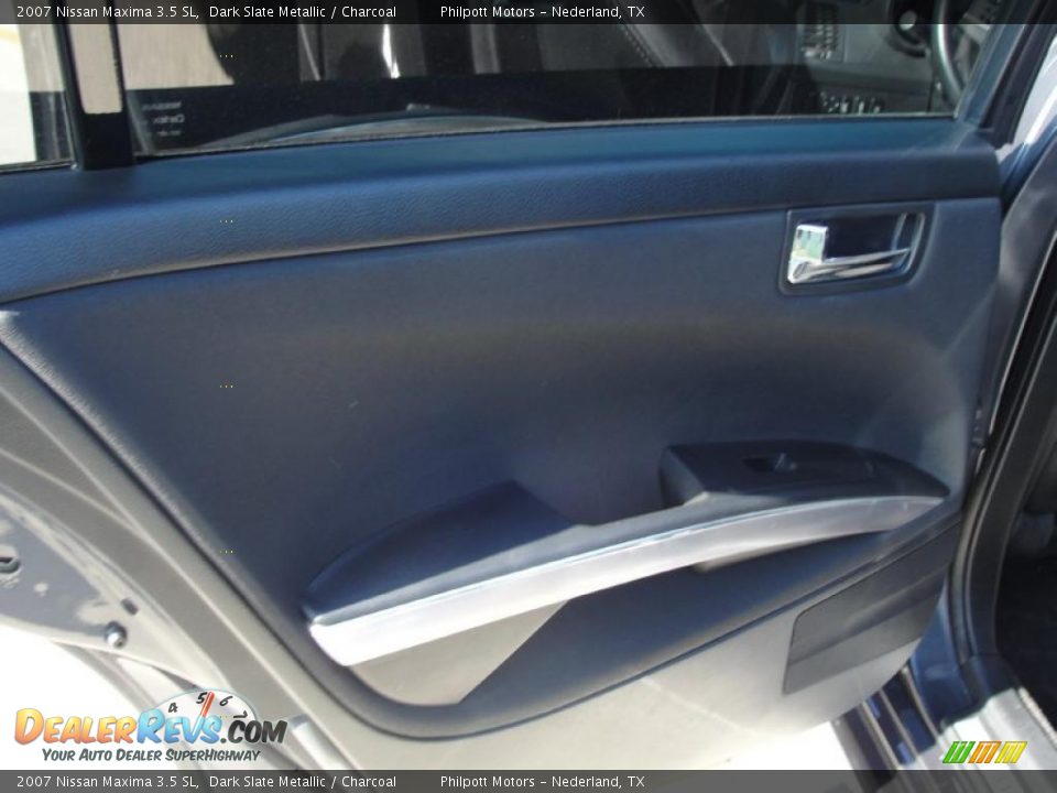 2007 Nissan Maxima 3.5 SL Dark Slate Metallic / Charcoal Photo #30