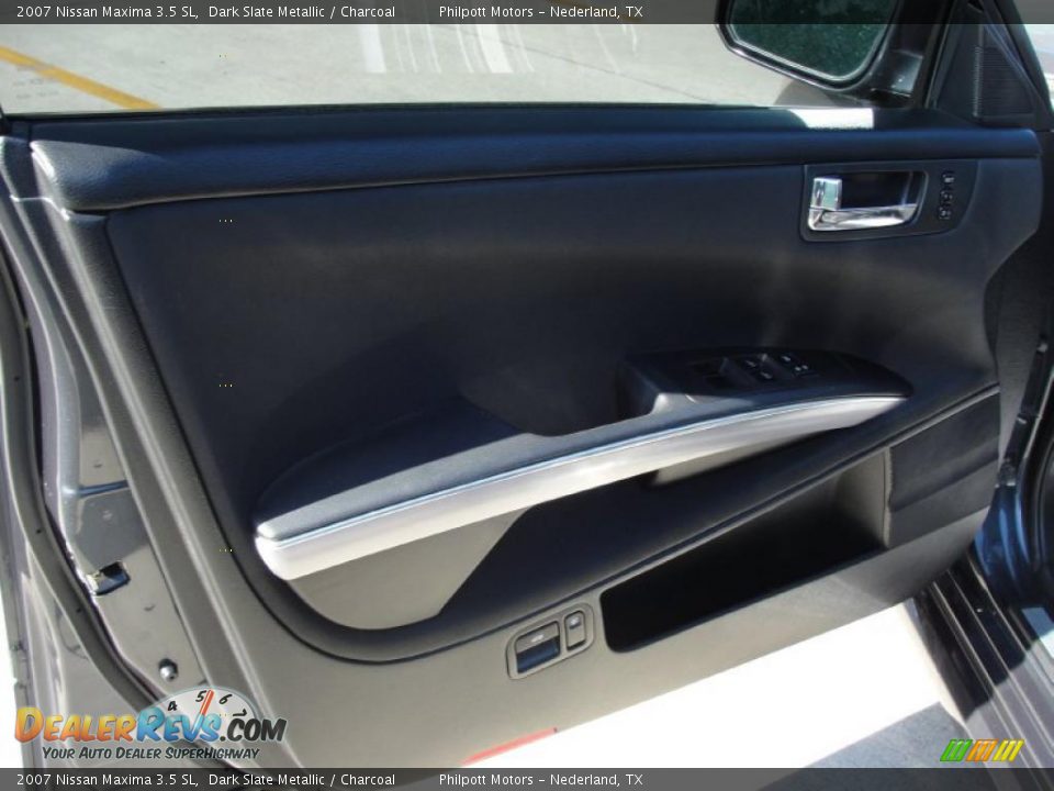 2007 Nissan Maxima 3.5 SL Dark Slate Metallic / Charcoal Photo #32