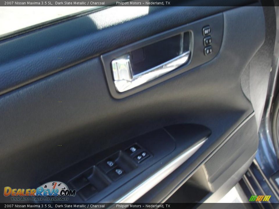 2007 Nissan Maxima 3.5 SL Dark Slate Metallic / Charcoal Photo #33