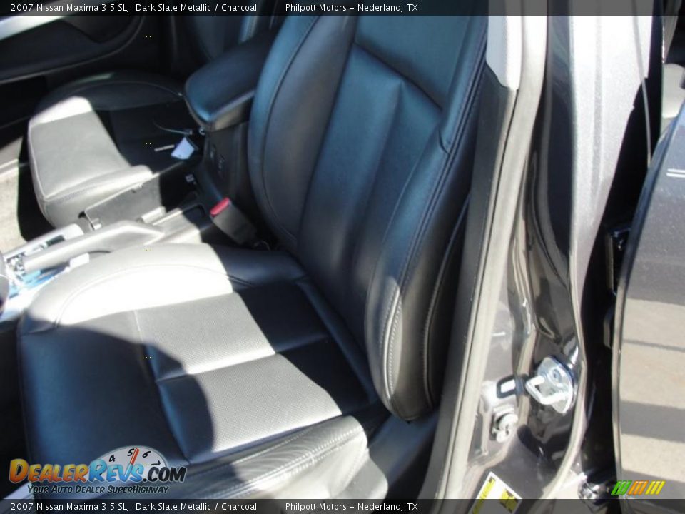2007 Nissan Maxima 3.5 SL Dark Slate Metallic / Charcoal Photo #34