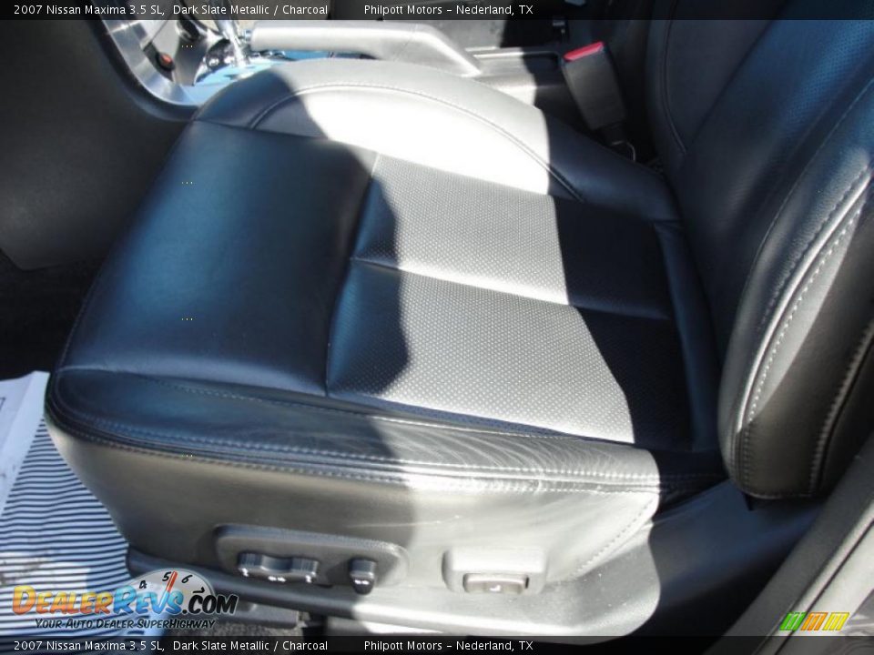 2007 Nissan Maxima 3.5 SL Dark Slate Metallic / Charcoal Photo #35