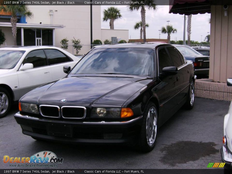 1997 BMW 7 Series 740iL Sedan Jet Black / Black Photo #1