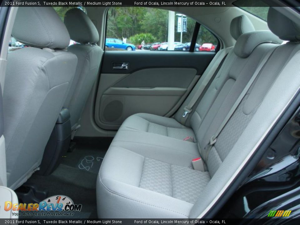 Medium Light Stone Interior - 2011 Ford Fusion S Photo #6