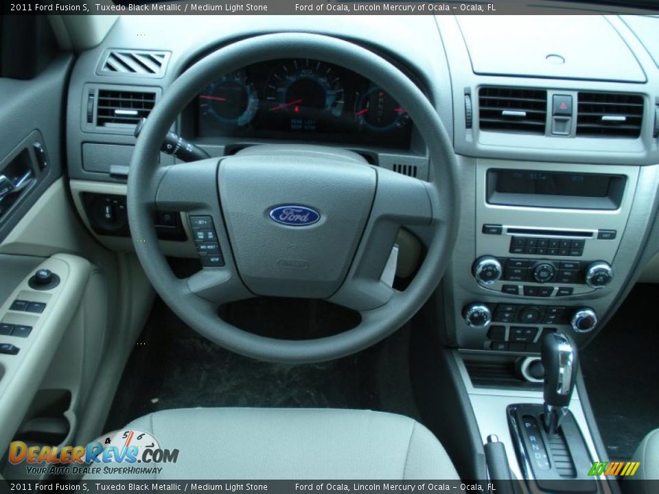 Dashboard of 2011 Ford Fusion S Photo #7