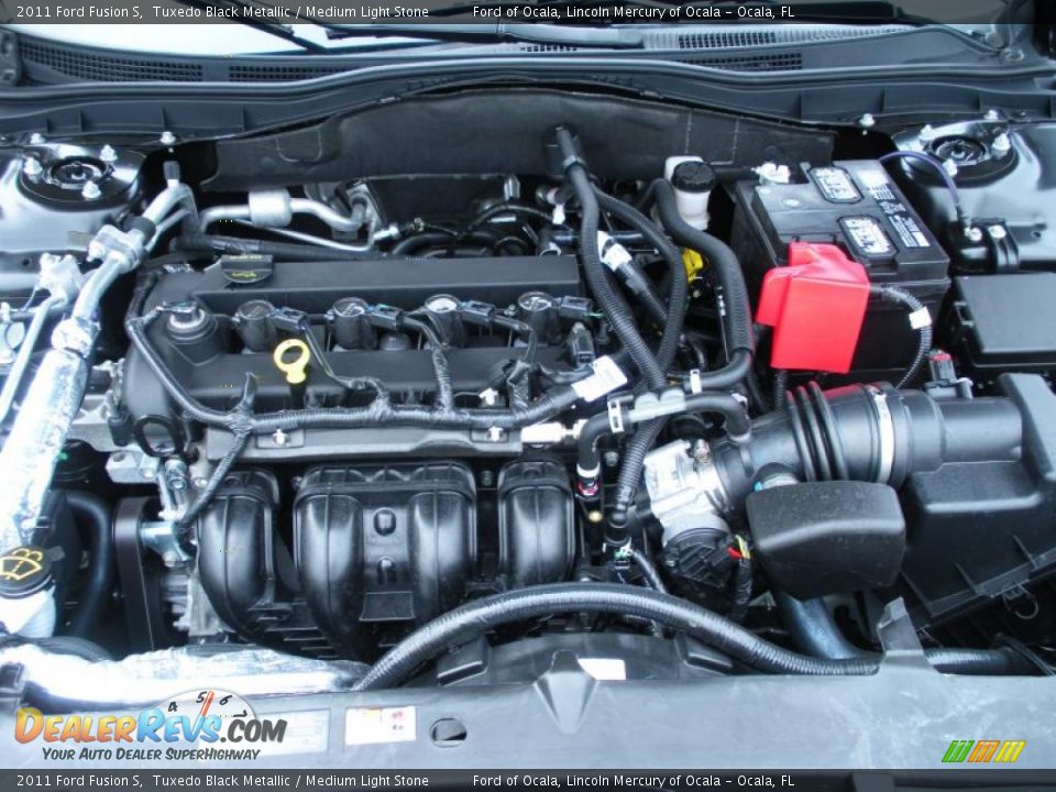 2011 Ford Fusion S 2.5 Liter DOHC 16-Valve VVT Duratec 4 Cylinder Engine Photo #11