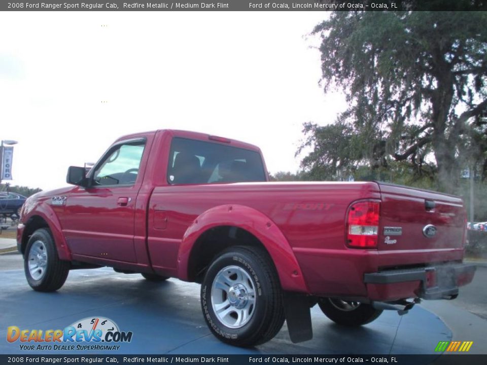 Redfire Metallic 2008 Ford Ranger Sport Regular Cab Photo #3