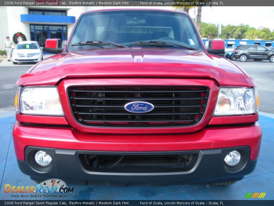 Redfire Metallic 2008 Ford Ranger Sport Regular Cab Photo #8