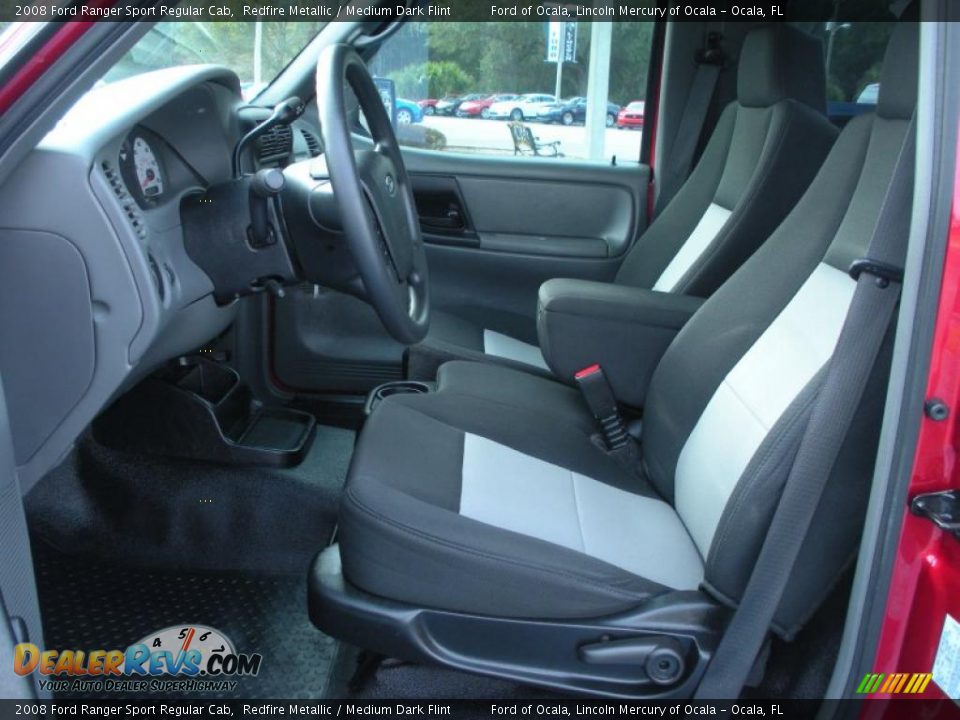 Medium Dark Flint Interior - 2008 Ford Ranger Sport Regular Cab Photo #12