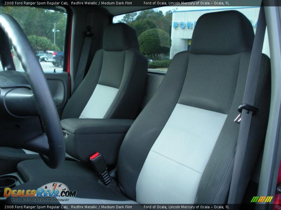 Medium Dark Flint Interior - 2008 Ford Ranger Sport Regular Cab Photo #13