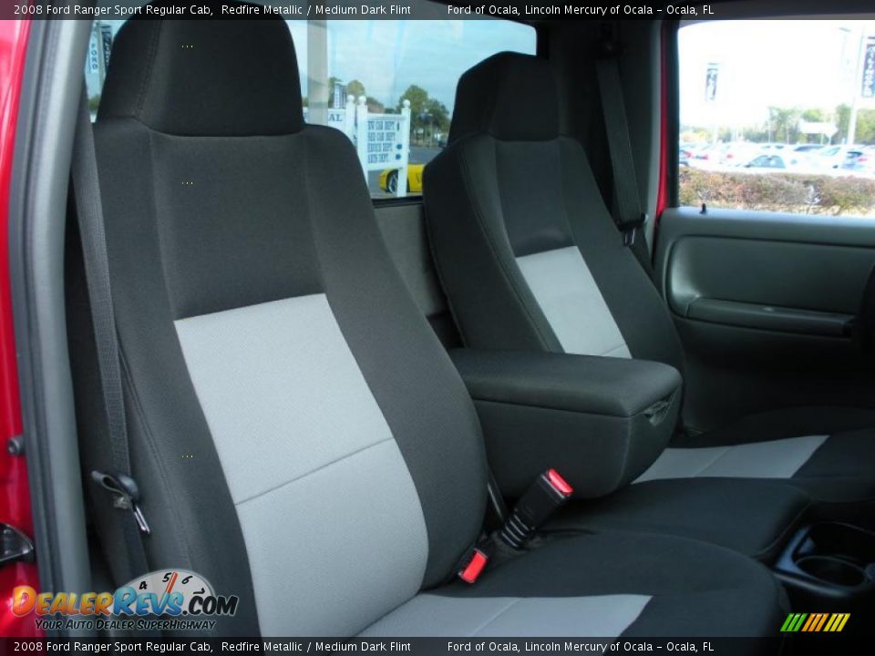 Medium Dark Flint Interior - 2008 Ford Ranger Sport Regular Cab Photo #15