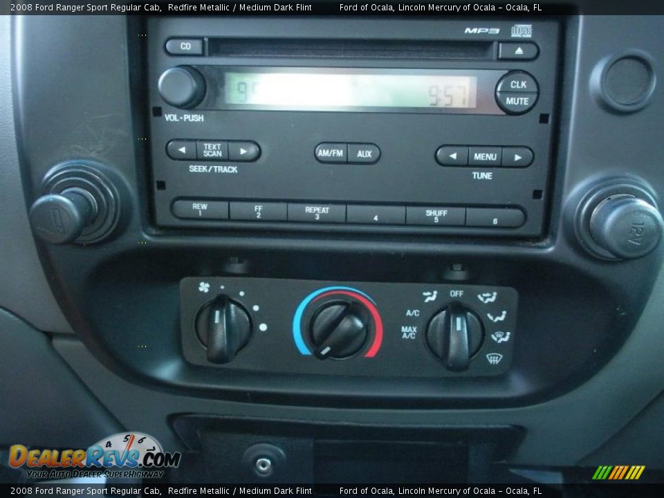 Controls of 2008 Ford Ranger Sport Regular Cab Photo #19