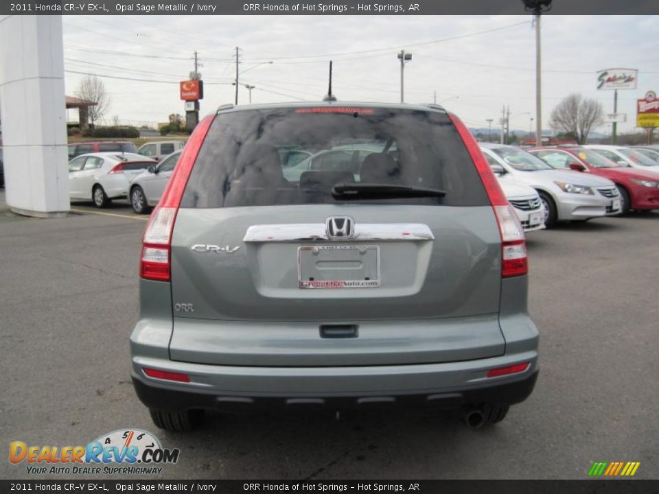 2011 Honda CR-V EX-L Opal Sage Metallic / Ivory Photo #4