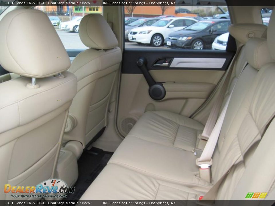 Ivory Interior - 2011 Honda CR-V EX-L Photo #14