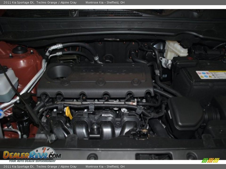 2011 Kia Sportage EX 2.4 Liter DOHC 16-Valve CVVT 4 Cylinder Engine Photo #21