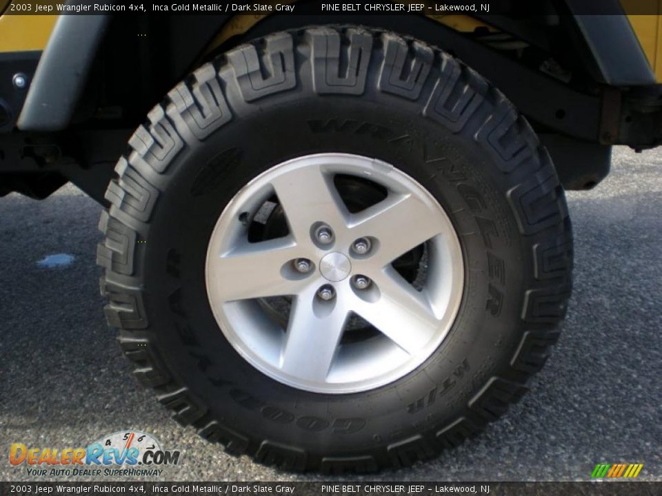 2003 Jeep Wrangler Rubicon 4x4 Wheel Photo #9