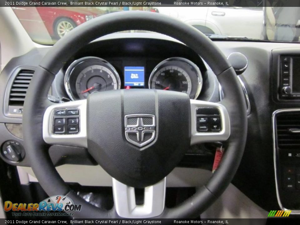 2011 Dodge Grand Caravan Crew Steering Wheel Photo #12