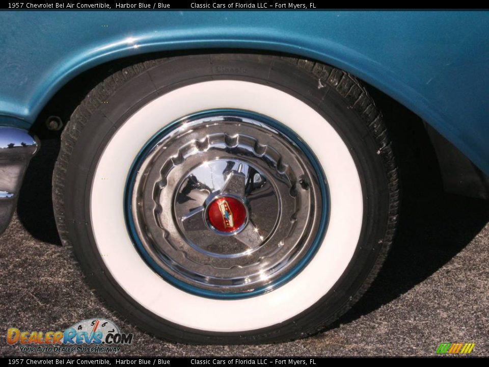 1957 Chevrolet Bel Air Convertible Harbor Blue / Blue Photo #7